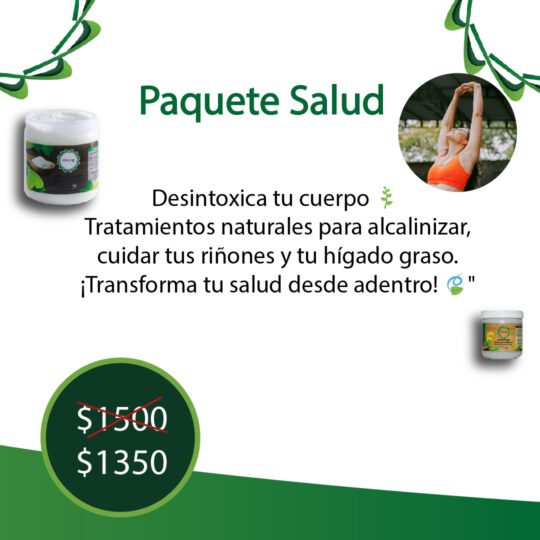 paquete de salud alcalinizante