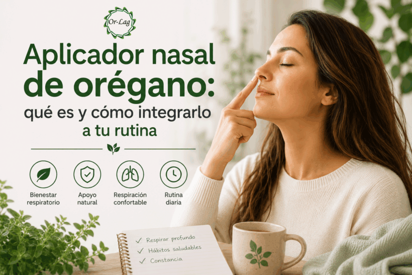 Aplicador nasal de orégano: qué es y cómo integrarlo a tu rutina