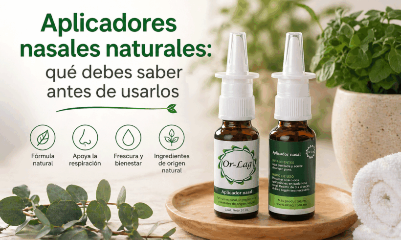 Aplicadores nasales naturales: qué debes saber antes de usarlos