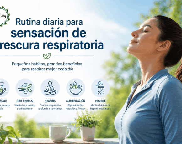 Rutina diaria para sensación de frescura respiratoria Rutina diaria para sensación de frescura respiratoria