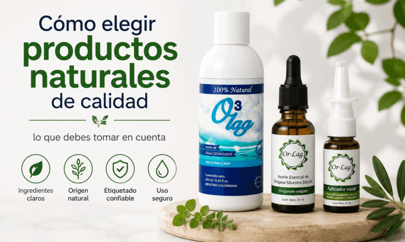 Cómo elegir productos naturales de calidad