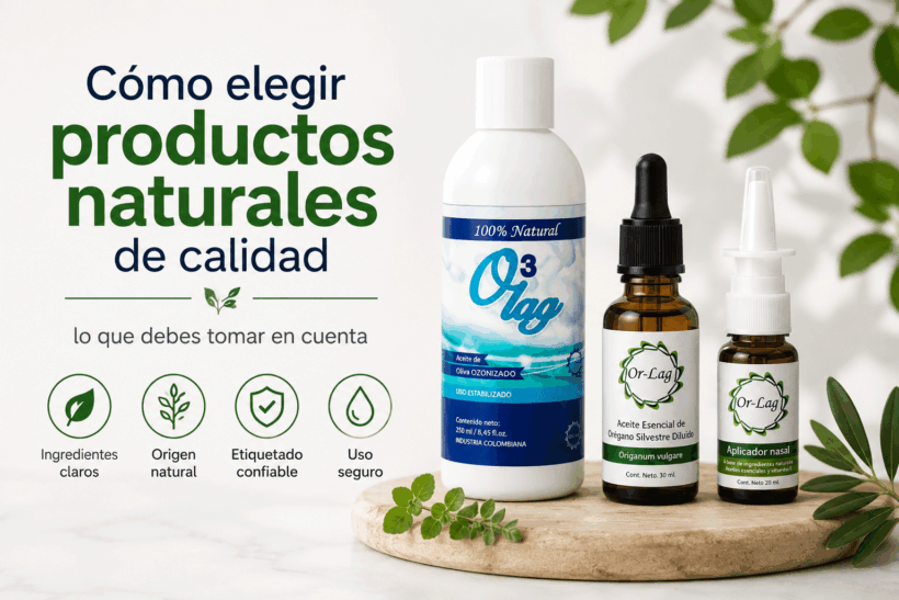 Cómo elegir productos naturales de calidad