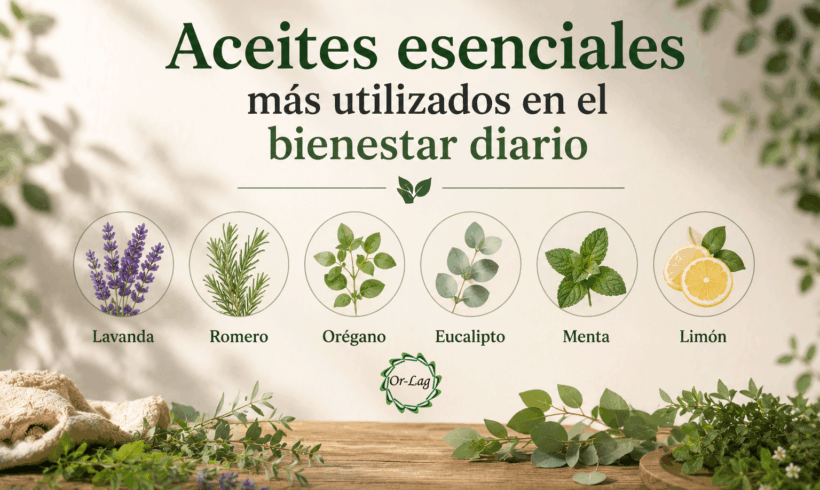 Aceites esenciales más utilizados en el bienestar diario
