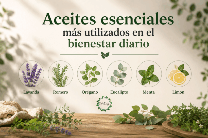 Aceites esenciales más utilizados en el bienestar diario