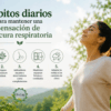 Hábitos diarios para mantener una sensación de frescura respiratoria
