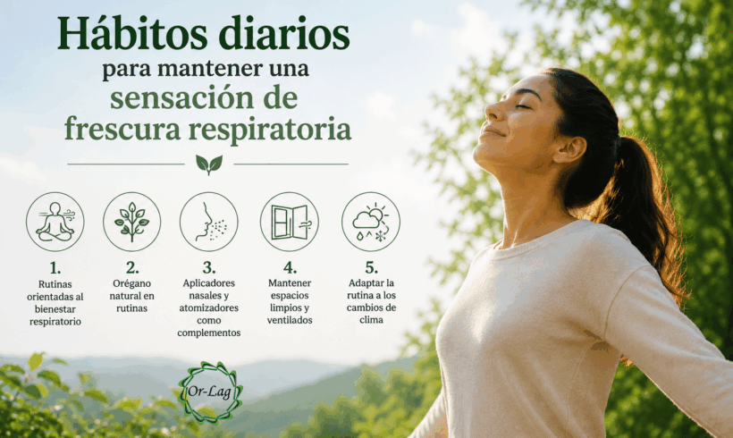 Hábitos diarios para mantener una sensación de frescura respiratoria