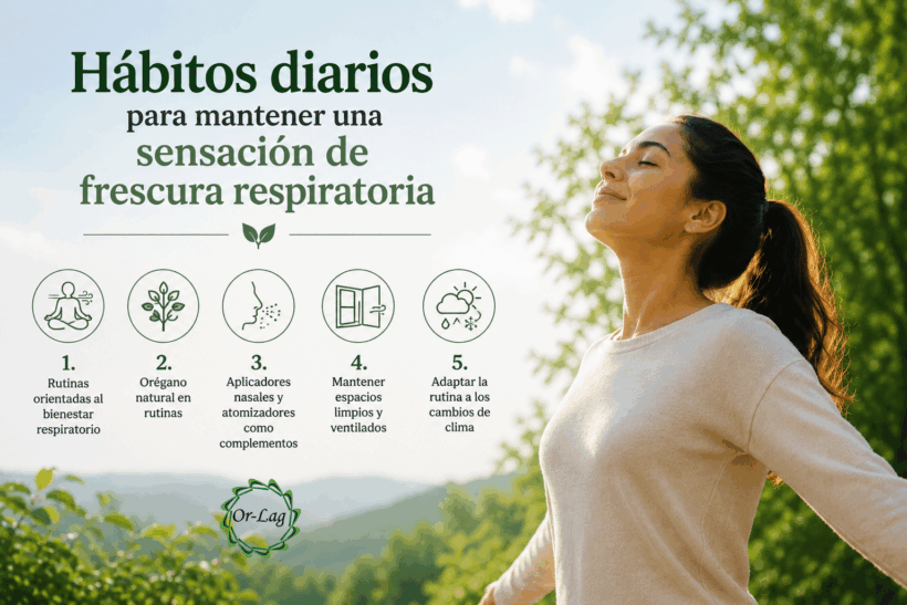 Hábitos diarios para mantener una sensación de frescura respiratoria