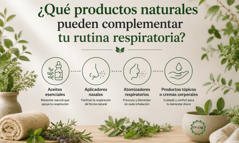 ¿Qué productos naturales pueden complementar tu rutina respiratoria?