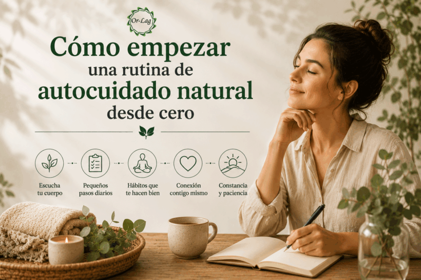 Cómo empezar una rutina de autocuidado natural desde cero Cómo empezar una rutina de autocuidado natural desde cero